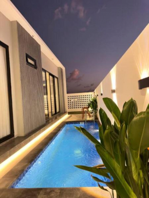 Brand New Two-Bedroom Villa with rice field views.